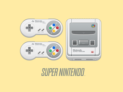 SFC Mini famicom，super nintendo，snes，illustration super