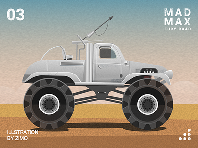 Mad Max03 car illustration mad max sketch