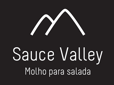 Sauce Valley brand branding label project salad sauce sauce valley typography university
