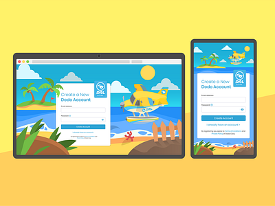 UI Challenge 1: Dodo Airlines Sign Up