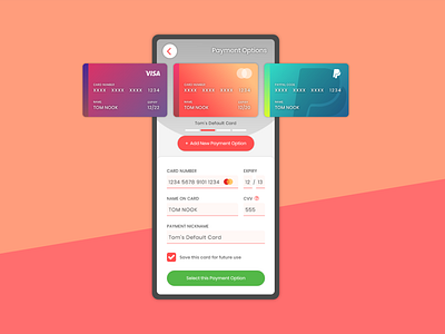 UI Challenge 2: Credit Card Checkout