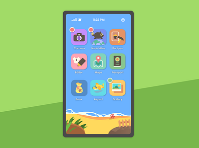 UI Challenge 5: App Icon animal crossing app appicon dailyui dailyuichallenge design icon illustration ui