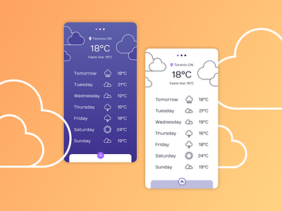 UI Challenge 37: Weather App