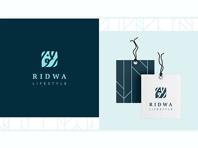 RIDWA Branding Project Snippet 2d arabic calligraphy logo arabic logo background design brand identity branding calligraphy design flat graphic design hangtag illustration illustrator logo logo design pattern print design stationary design ui