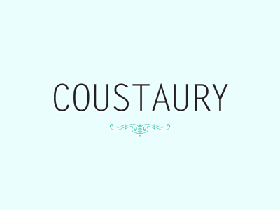 Coustaury identity logo personal