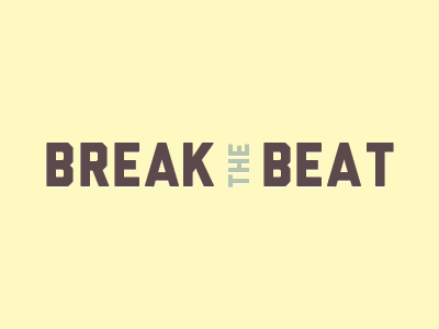 break the beat identity blog breakthebeat identity logo pastel personal vintage