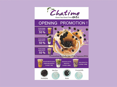 Chatime poster design