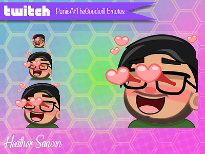 Love Mascot Twitch Emote