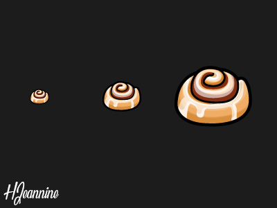 Dribble Cinnamonroll emoji emote food icon icon design illustrator twitch vector vector art