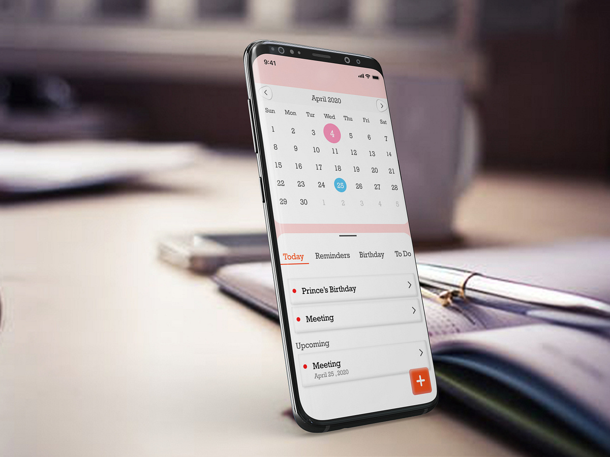 Calendar UX designs, themes, templates and downloadable graphic ...