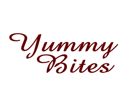 yummy bites logo branding design logo logo design logodesign logos typography vector web
