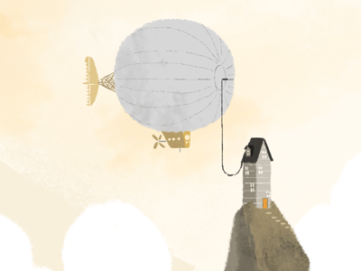 Blimphaus illustration raster