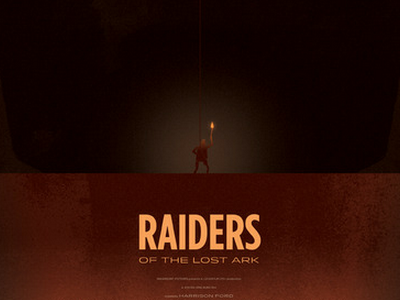 Raiders of the Lost Ark digital photoshop poster