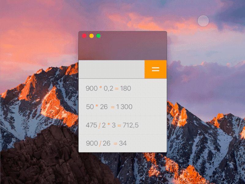 macOS calculator redesign calculator gif macos prd redesign