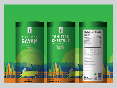 Packaging Design Of Tahitian Chestnut Chips