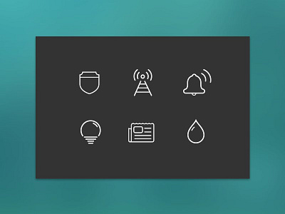 Home Services Icon Set app home icons services tablet