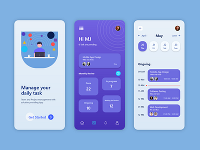 Task Management Activity App UI