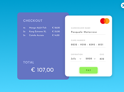 DailyUI002 Chekout checkout daily 100 challenge dailyui web design