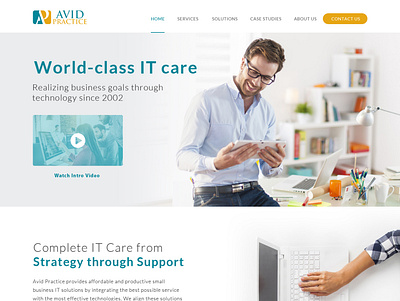 Avid Practice webdesign