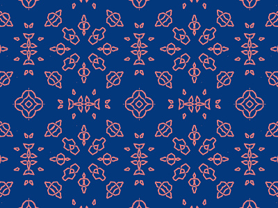 Pattern Background with Blue Texture