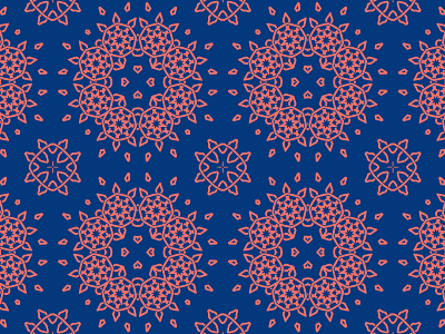 Pattern Background with Blue Texture