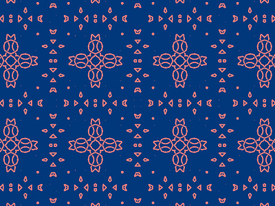 Pattern Background with Blue Texture