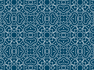 Pattern Background with Blue Textur