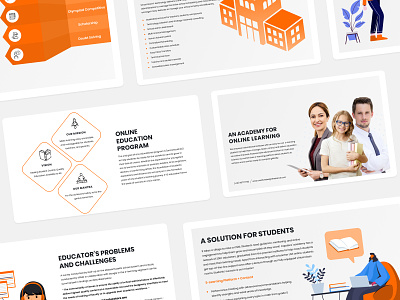 Educational Presentation Design business perposal classroom clean e learning education educational presentation design google slides keynote design minimal design online learning powerpoints ppt pptx