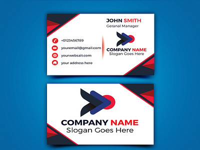 Creative Business Card brand identity design business card design business logo graphic design illustrator stationary design vector