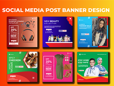 social media post banner design banner design