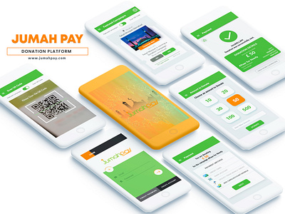 JumahPay app branding flat ui ux