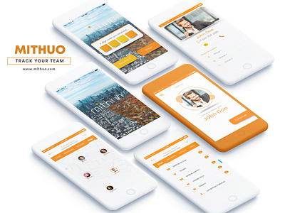 Mithuo App app design ui ux