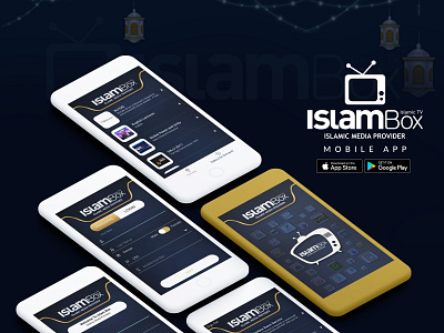 Islambox Mobile App app branding design illustration logo ui ux vector web website