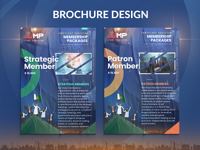 Brochure Design - Membership Packages animation branding design illustration logo typography vector web