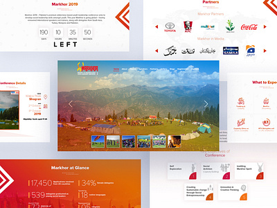 Landing Page Design - Markhor Conference