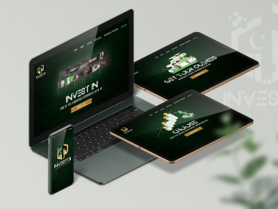 Landing Page & App Design - Invest Inn Pakistan