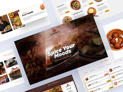 Food Restaurant Website Design