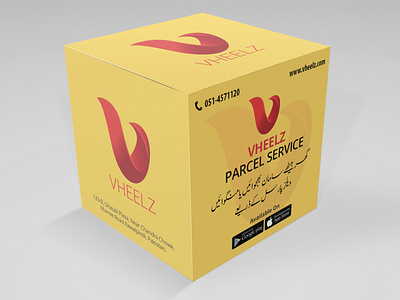 Delivery Box Package Design branding design flat illustration illustrator logo package design typography vector