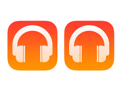 Headphone iOS 7 Icon