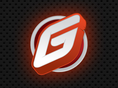 GyroSports Logo g gyro gyrosports logo mark orange glow sports