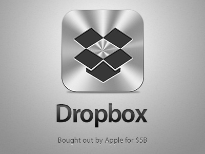 Dropbox (formerly iCloud) apple cloud dropbox dropbox playoff icloud icon joke parody