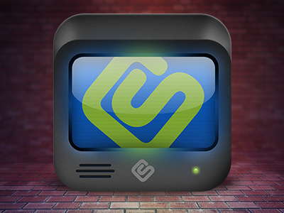 SBTV iOS App Icon app glass icon ios sbtv screen swagbucks television tv