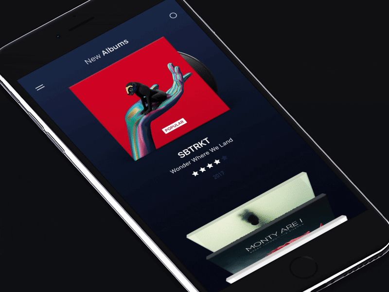 Dribbble player animation l