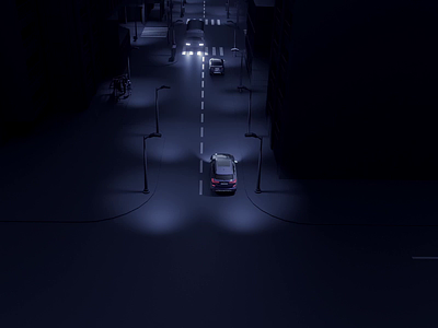Motion of the car 3d after effect animation app art blender 3d blue c4d car car app cars cgi city mobile motion night speed ui ux vehicle visual