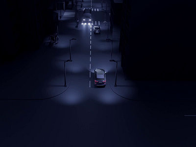 Motion of the car 3d after effect animation app art blender 3d blue c4d car car app cars cgi city mobile motion night speed ui ux vehicle visual