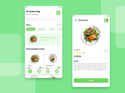 Food order app - ui design app app design cool design food inspiration mobile order ui