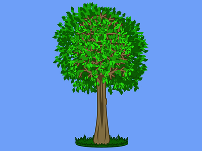 Tree doodle tree vector