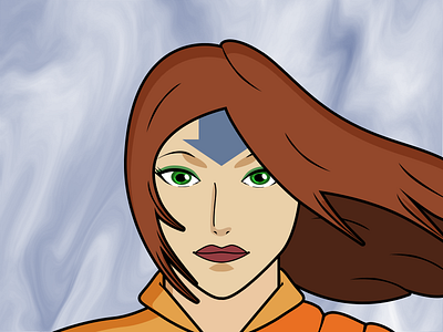 Character Design in The Style of The Last Airbender airbender cartoon character design flat korra practice
