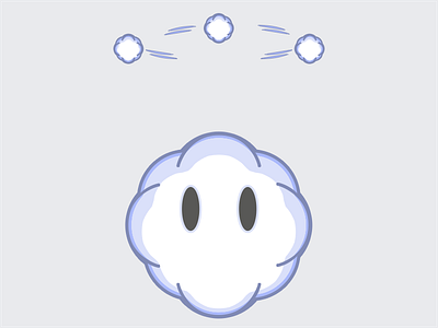 Wind Elemental air cute flat spirit sprite wind