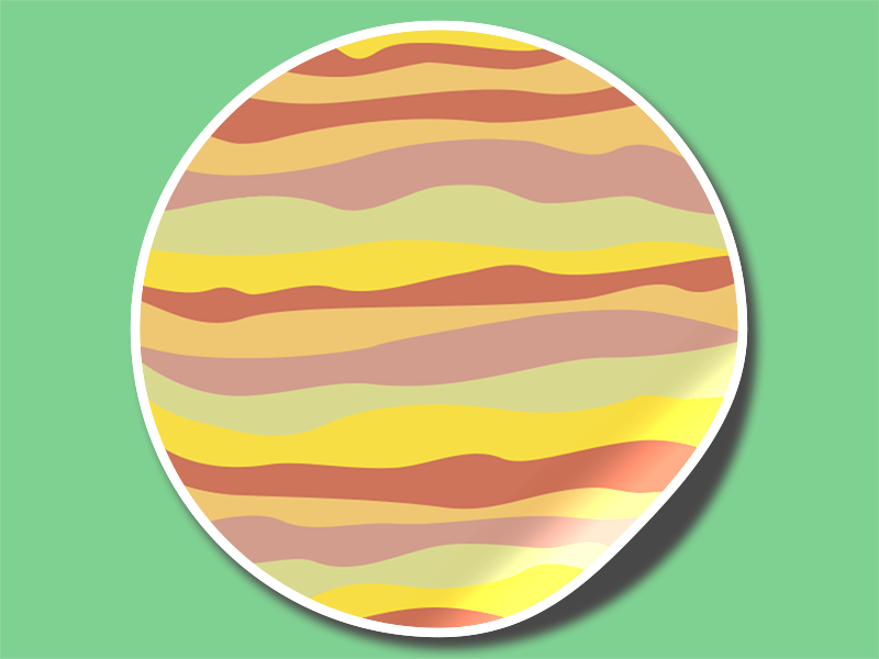  Jupiter  Sticker  by James Lively on Dribbble